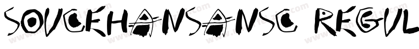 soucehansansc regula字体转换